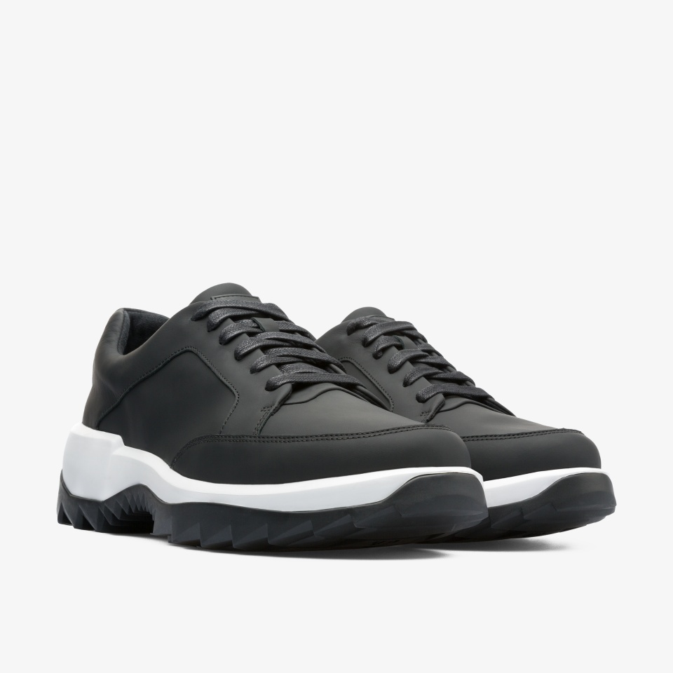 Tenis Camper Helix Hombre - Negras/Blancas | Camper Online + 2436NKRCO